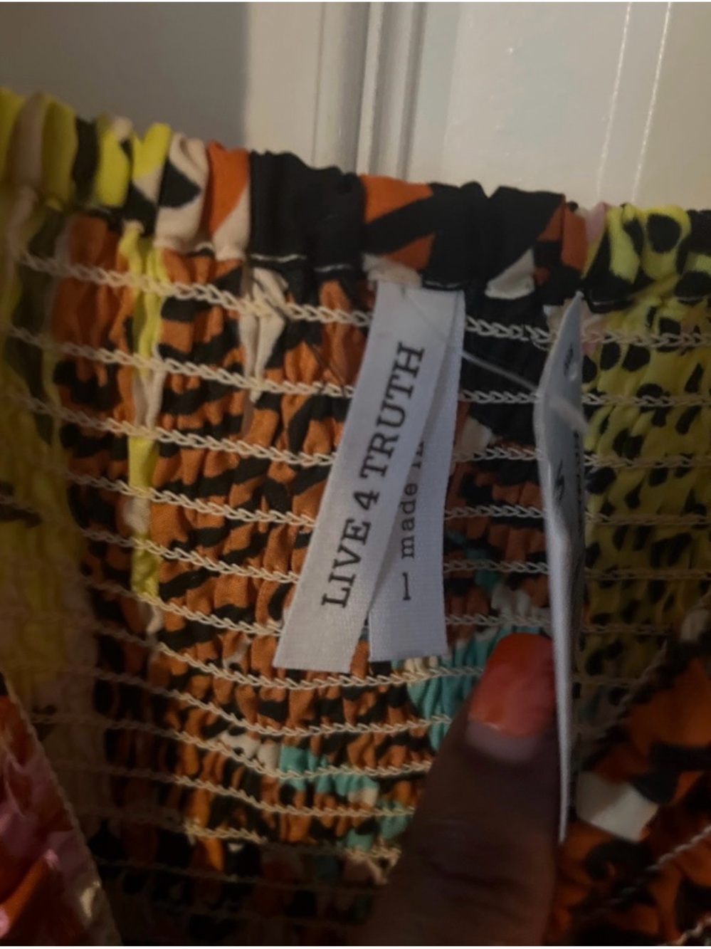 Live 4 Truth Dresses! NWT! Colorful Tropical Print Smocked Sundress! - Picture 2 of 5